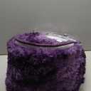 Fluffy Rug for Bedroom Living Room, 5x7 Purple Area Rugs, Faux Fur Shag Modern Carpet Ultra Soft Girls Boys Room Home Decor, Tie-Dyed