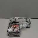 YASONIC Shower Caddy Corner, 3-Pack Adhesive Rustproof Stainless Steel Shower Shelves with Soap Holder, No Drilling Shower Organizer Corner for Dorm, Renters Bathroom, Black