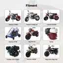 FVRITO VM22 26mm Carburetor Mini Bike Carb Kit for Predator 212 196cc 212cc Ghost 224cc 6.5HP Non Hemi Coleman CT200U CT200U-EX BT200X KT196 Go Kart Baja Warrior GX160 GX200 Upgrade Stage 1 Kit Purple