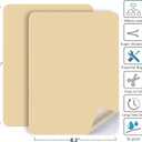 Self Adhesive Leather Repair Patch Tape, 8.3×11 inch Vinyl Leather Repair Kit for Furniture, Car Seat, Chairs, Couch, Sofa, Jacket Butter Yellow
