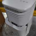 FLOWBREEZE 24" Windowless Portable Air Conditioner, 15H Timer&120°Oscillation, 3-IN-1 Portable AC Unit w/Remote, 2Gal Tank, 3 Modes & Speeds, Ultra-Quiet Ventless Swamp Cooler for HomeOffice, Pearl