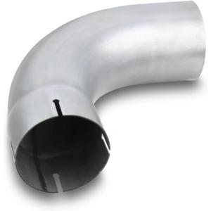 LCGP Exhaust 90 Degree Tube 4" OD,Exhaust Elbow 90 Degree 4" ID/OD Aluminized Steel Exhaust Pipe