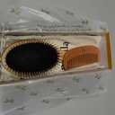 Premium Boar Bristle Hair Brush for Thick Hair Set. Hairbrush for Women With Thick, Long or Curly Hair. Restores Hair's Shine and Health. Comb, Travel Bag & Spa Headband Included