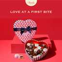 Venchi - Heart-Shaped Box, 18 Assorted Chocolates, 8.46 Oz, Gluten Free, No Colorings or Preservatives, Mother's Day Gift Idea (EXP 12/31/26)
