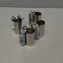 Butt Joint Band Clamps,Exhaust Muffler Clamp Exhaust Pipe Clamps Sleeve Stainless Steel (4, 1.5'')