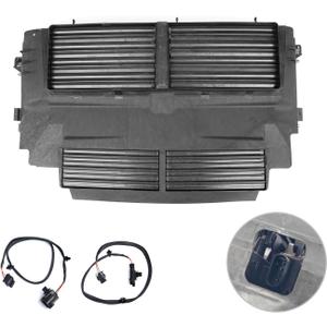 Radiator Shutter With Actuator Motor Compatible with 2012 2013 2014 2015 2016 2017 2018 Fo-rd Focus 2.0L,Replacement for CM5Z8475A,CM5Z8B455A,BM518475BJ,BM518475DE,ATPP5220112009 Grille Shutter