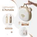 Travel Potty Seat for ToddlerFoldable Car Potty for Toddler, Portable Toilet Seat for Kids with Potty Liners, Absorbent Pads, Portable Potty Seat for Toddler Travel, Camping And Outdoor Use