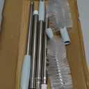 2-Pack 28 Long Bottle Brush, 3 and 5 Gallon Bottle Cleaning Brush, Water Bottle Brush with Bendable Replacement Brush Head, Nylon Bristles and Stainless Steel Handle Bucket Cleaning Brush