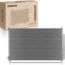 A-Premium Air Conditioning A/C Condenser Compatible with Honda Pilot 2009-2015 3.5L, Sport Utility, Replace# 80110SZAA01