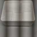 Compostable 5 Compartment Plates Disposable, 10.25 x 8.25 inch, [50-Pack] Heavy Duty Paper Plates with dividers, Sturdy School Lunch Trays, White Large Paper Dinner Plates for Buffet Party