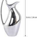 DOITOOL Ceramic Pitcher Vase 9.44 Inch Rustic Decorative Flower Vase for Home Office Kitchen Living Room Farmhouse Style