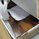 Wire Shelf Covers for Pantry, Premium Engineered Wood Shelf Covers for Wire Shelving, Wire Rack Covers for Closet, Laundry Room, Easy Assembly, Rustic Brown (5pcs, 33" W x 16" D), Pending Patent