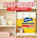 Charmin Essentials Strong Toilet Paper 6 Mega Rolls, 429 sheets per roll