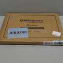 GraduationMall 11x17 Mahogany Diploma Frame with Tassel Holder for 8.5x11 Certificate Document,Real Glass, Black over Gold Mat