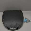 Woodbridge Toilet Seat with Cover, BLACK, Slow-Close, Quick-Release for Easy Cleaning.Seat-05