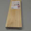 AZSKY Picture Ledge Shelf, Small Floating Shelves Set of 2, 16 Inches Nursery Book Shelves for Storage, Bookshelf Wall Mounted for Living Room Bedroom Decor Books Photo Frames,Natural