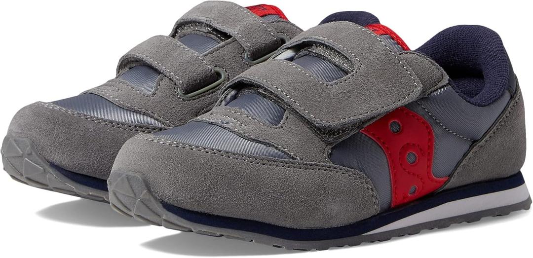 Saucony (4 Little Kid, Grey/Navy/Red)