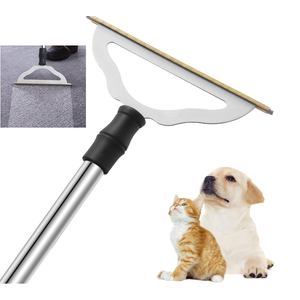 GOSEDER Carpet Rake for Pet Hair Removal  Reusable Pet Hair Remover for Carpet Long Handle, Advanced Dog Hair Broom, Cat Fur Brush, Lint Remover Scraper for Carpets, Rugs, Mats, Couch, Furniture