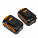 2Pack 6000mAh DCB200 Replacement for Dewalt 20V Max Lithium-ion Battery Compatible with Dewalt 20 Volt DCB201 DCB203 DCB204 DCB206 DCB207 DCD DCF DCG Series Cordless Power Tools