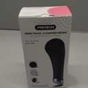 PRITECH Facial Cleansing Brush, Rechargeable Silicone Face Scrubber with Heat Massage End, Vibrating Exfoliator Scrubber for Deep Cleaning, Waterproof Face Brush for Women and Men (Pink)