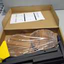 AUGOSTA 4 Tier Corner Plant Stand, Tall Metal Wood Plant Shelf Holder for Indoor, Outdoor Display Rack Flower Pot Stand for Living Room Balcony Garden Patio (Brown Black)