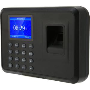 Time Clock, Fingerprint Attendance Machine with Software 2.4 Inch 1000 User Capacity Name Display Biometric Fingerprint Machine 100240v for Business and Office