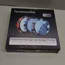 Adjustable Double Row Percussion Jingles, 10in Clear Design Hand Jingles for Adults Parties Performances Events