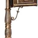 Outvita Cast Aluminum Mailbox, Barcelona Decorative Post Mailbox, Bronze