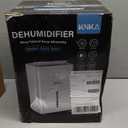 KNKA 1600 sq.ft Dehumidifier for Basement, 21 Pint Dehumidifiers for Home with Drain Hose, Continuous Drainage, Washable Filter, Intelligent Humidistat for Bedroom, Bathroom, Large Room