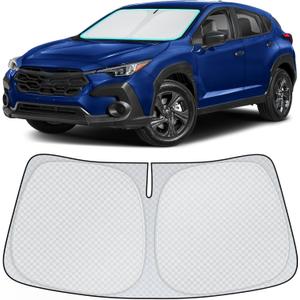 INSAUTO Windshield Sun Shade for 2018-2026 Subaru Crosstrek Accessories, [Upgraded 7-Layer Protection], Foldable Front Windshield Sunshade, Block Out UV Rays & Heat, Keep Car Cool