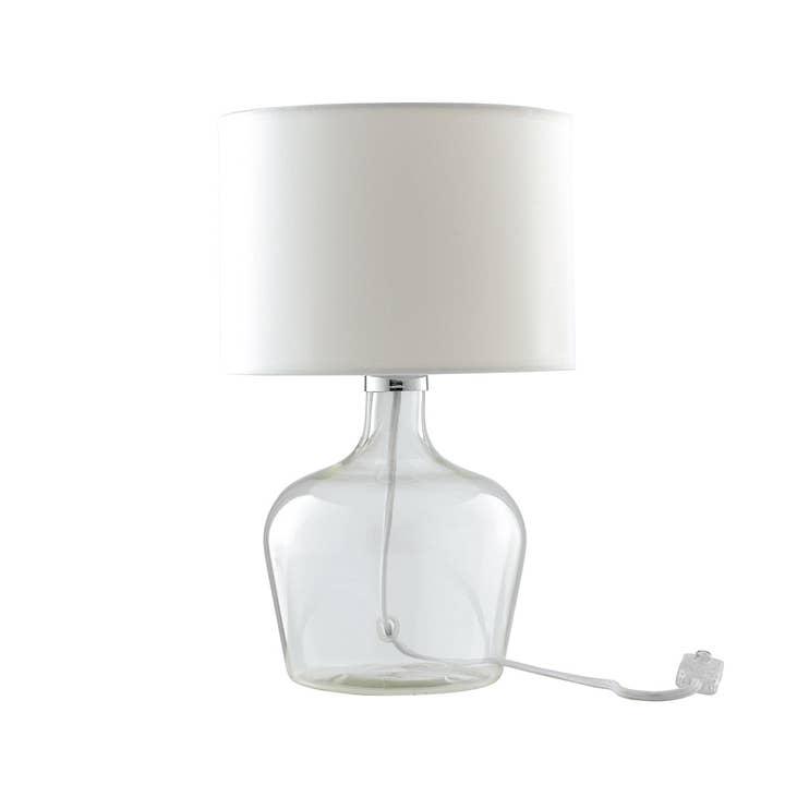 Clear Glass Table Lamp from the Hendrix