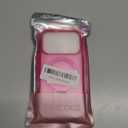 BAISRKE Compatible with iPhone 17 Pro Case with Invisible Magnetic O-Ring Stand Military-Grade Translucent Case for iPhone 17 Pro 6.3" [Compatible with Mag-Safe][Glass Screen Protector],Rose Red