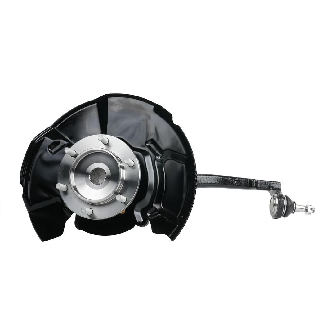 MISIOEK Steering Knuckle Wheel Bearing Hub Assembly Front Left Driver Side Compatible with 2004-2007 Toyota Sequoia, 2004-2006 Toyota Tundra, Replace 43202-34030