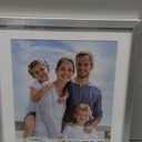 Icona Bay 8x10 Black Picture Frame w/Mat, Modern Professional Frame, Noble Collection