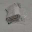 85L Tall Laundry Hamper with Handles for Living Room Storage, Extra Large Woven Rope Baskets Bin for Blanket, Kids Toy, Gifts, Wicker Hamper for Bedroom Dirty Clothes, 17"x14"x22" White Brown