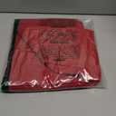 Rectangle Tablecloth Waterproof 52x70 inch Linen Textured Table Cloth Stain and Wrinkle Resistant Washable, Decorative Fabric Table Cover for Dining, Party and Camping, Red