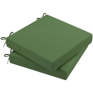 Amazon.com : AAAAAcessories Outdoor Seat Cushions for Chairs, Waterproof, Fade-Resistant Patio Furniture Replacement Cushions, 18" x 18" x 2", Set of 2, Dark Moss : Patio, Lawn & Garden