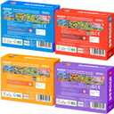 QUOKKA 100 Piece Puzzles for Kids Ages 4-6  4 Puzzles for Kids Ages 6-8  Search and Find Ocean and Forest Animals Kid Activities for 8-10 yo  Toddler Learning Toy Game Gift for Boys and Girls 5-8