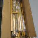 Arch Backdrop Stand - 3PCS (7.2ft, 6.6ft, 6ft) Upgraded Metal Arch Backdrop Stand - Easy to Set up Gold Wedding Arch Frames- for Weddings, Birthday Parties, Baby Showers, Family Gatherings