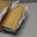 Bamboo Under Bed Storage Containers, Rolling Underbed Organizer with Wheels, Sturdy Under the Bed Shoe Storage Bins, Stackable Underbed Drawers for Bedroom Closet Clothing Toy 2 Packs (Natural, Large)