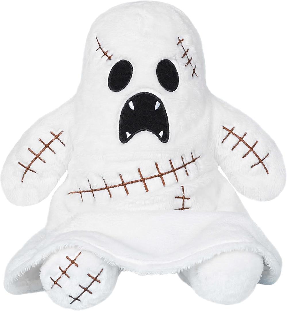 Halloween Ghost Plush - 9.8 Inch Soft Ghost Stuffed Animal for Halloween Decoration, Party Decor for Kids and Adults Party Gift