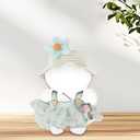 6 x Doll Clothes Set, Kawaii Outfits for 17cm Plush Dolls Accessories Supplies Summer Dress Fashion Cute Skirt Clothing with Straw Hat Water Bottle for Display & Collectors