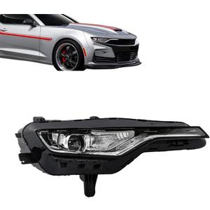 LABLT Passenger Side Right RH Headlight Headlamp Assembly Replacement for Camaro SS 1SS 2SS RS 2019 2020 2021 2022 2023 2024 Replacement for 84756148