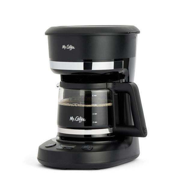 Mr. Coffee 5-Cup Programmable Coffee Maker Black