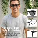 Reading Glasses for Women Men 3 Pack Blue Light Blocking Photochromic Lens Readers UV Ray Filter Sun Readers