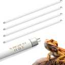 4 Pack T5 UVB Reptile Light Bulb, 34 Inch 39W 10.0, UVA UVB Fluorescent Tube T5 Reptile Light for Bearded Dragon