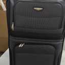 Travel Select Amsterdam Softside Expandable Luggage with Rolling Wheels, Gray, 4-Piece Set (15/21/25/29)