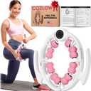 COZLOW Cellulite Massage Roller - Pink - Anti-Cellulite Massager with Detachable Roller Handles for Thighs, Legs & Buttocks - Fascia Massage Tool for Lymphatic Drainage & Deep Tissue Therapy