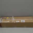 KIMODE Kitchen Mats 2PCS,Cushioned Anti Fatigue Kitchen Rugs and Mats,Non Skid Waterproof Kitchen Mats for Floor,Comfort Foam Standing Mat for Home, Office,Sink,Laundry,Desk,Black and White (17.3" x 47 "+ 17.3" x 29 "--0.47 inches)