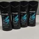 AXE Body Wash Apollo 4 Count for Long Lasting Freshness Sage & Cedarwood Men's Body Wash with Odor-Busting Prebiotics 16 oz